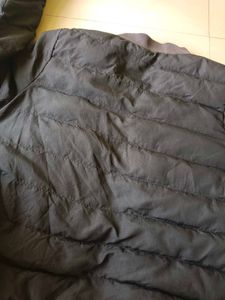 Black Puffer Bomber Jacket