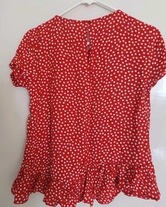 PRICEDROP! Polka Dot Top from Mango, size US 6