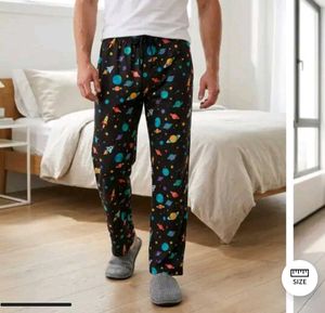 Men's Fun Space Print Pajama Pants
