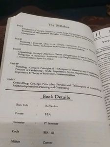 BBA Refresher Book