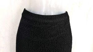 Y2K black skirt