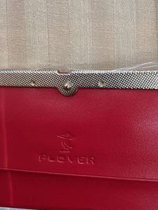 Plover Red Leather Wallet