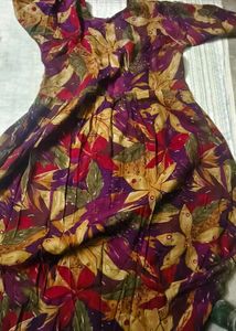 Beautiful Floral Print Kurta