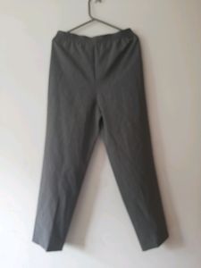 Grey Pant Pyjama Trouser Elastic Waist Bottom