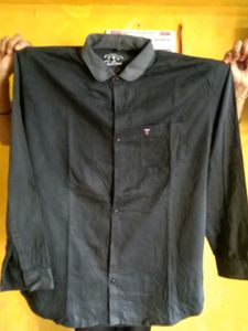 Classic Men's Black Button-Up Shirt