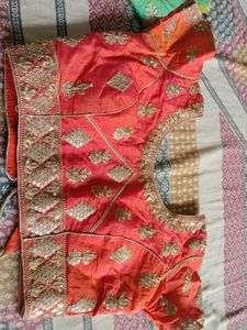 Green Blue silk Lehenga Choli