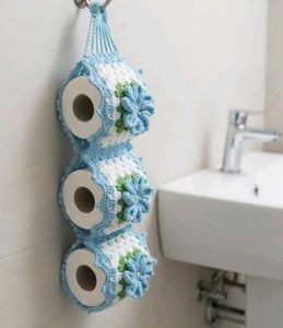 Crochet Hanging Toiletpaper accessories