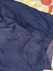 Classic Blue Cotton Trousers