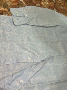 Van Heusen Men's Blue Paisley Shirt