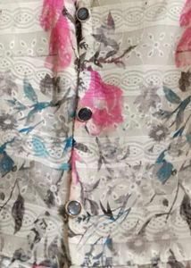 Floral Print Peplum Top