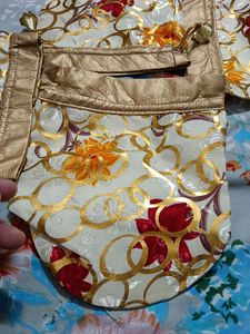 Silk Linen Potli Set of 2