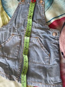 Cute Denim Pinafore Dress