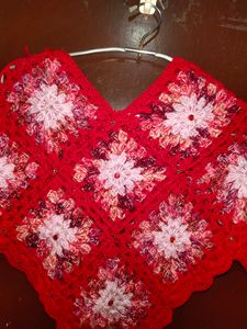 Kids Winter New Poncho 3-5Years  Crochet Poncho