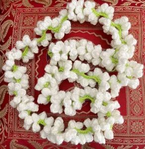Handmade crochet gajra