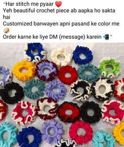Handmade Crochet Hair Accessories Set