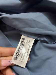 Zara V neck blue color zipper fly pleated