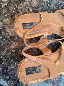 Ziano Tan Laser-Cut Sandals