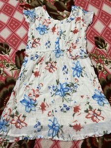 Boho Floral Print Tunic Top
