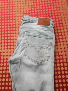 Pepe Grey Colour Jeans
