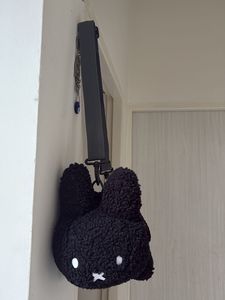Cute Black Teddy Bear Crossbody Bag