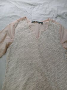 Peach Kurti