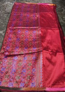 Beautiful Brown Baluchari Silk Saree