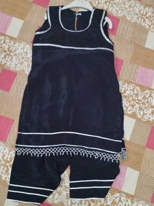 Adorable Black Kurta Set with Dupatta