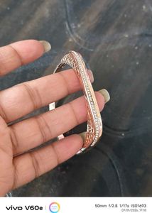 Elegant Rose Gold Tone Bangle Bracelet