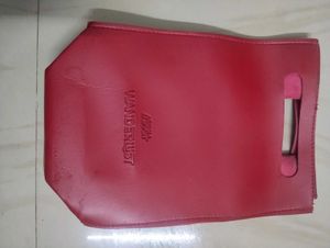 Red Wanderlust Clutch Bag . nykaa leather ba