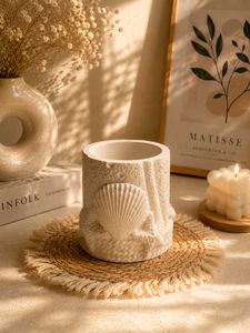 Seashell Decor Pot/Pen stand