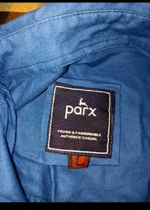 Men's Blue Casual Shirt L size