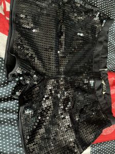 Very cute Black Sequin Shorts.