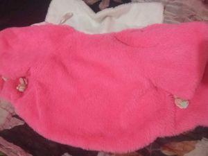 Cute Pink Kids' Outfit winter woolen sweater