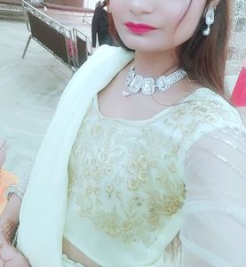 Green Lehanga Choli Like A Saree With Heavy Sleeve