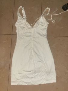 White Spaghetti Strap Dress