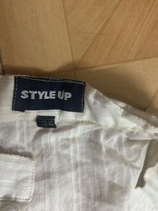 White Striped Kurta