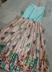 Beautiful Floral Print Gown
