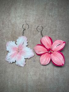 Pipecleaner Flowers Keychain