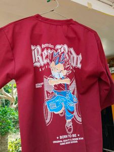 Men's Red 'Ren Ride' Graphic T-Shirt