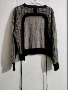 set of 2 Chic Chevron Knit Sweater &amp; turtle nec