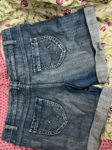 Stylish Blue Denim Shorts