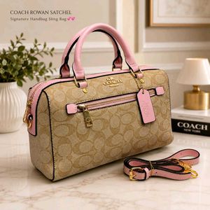 Coach Rowan Satchel Signature Handbag PREMIUM QUAL