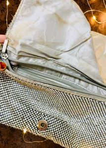 Sparkly Rhinestone Clutch Bag