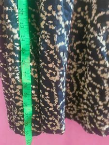 Black with yellow floral Print Mini Dres