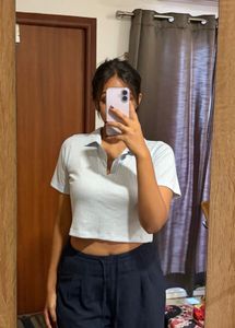 Collered Boxy Shirt🦋👕