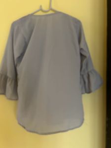 Embellished Grey Tunic Top