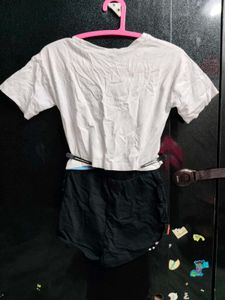 Cute Unicorn T-Shirt and Shorts Set