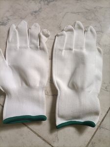 Men And Women Haigh Quality White Cotton Glove's