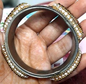 Hyderabadi Diamond Beautiful Bangle Kada Sparkling