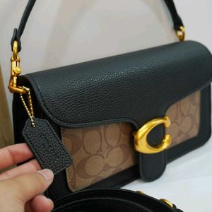 coach tabby with box black